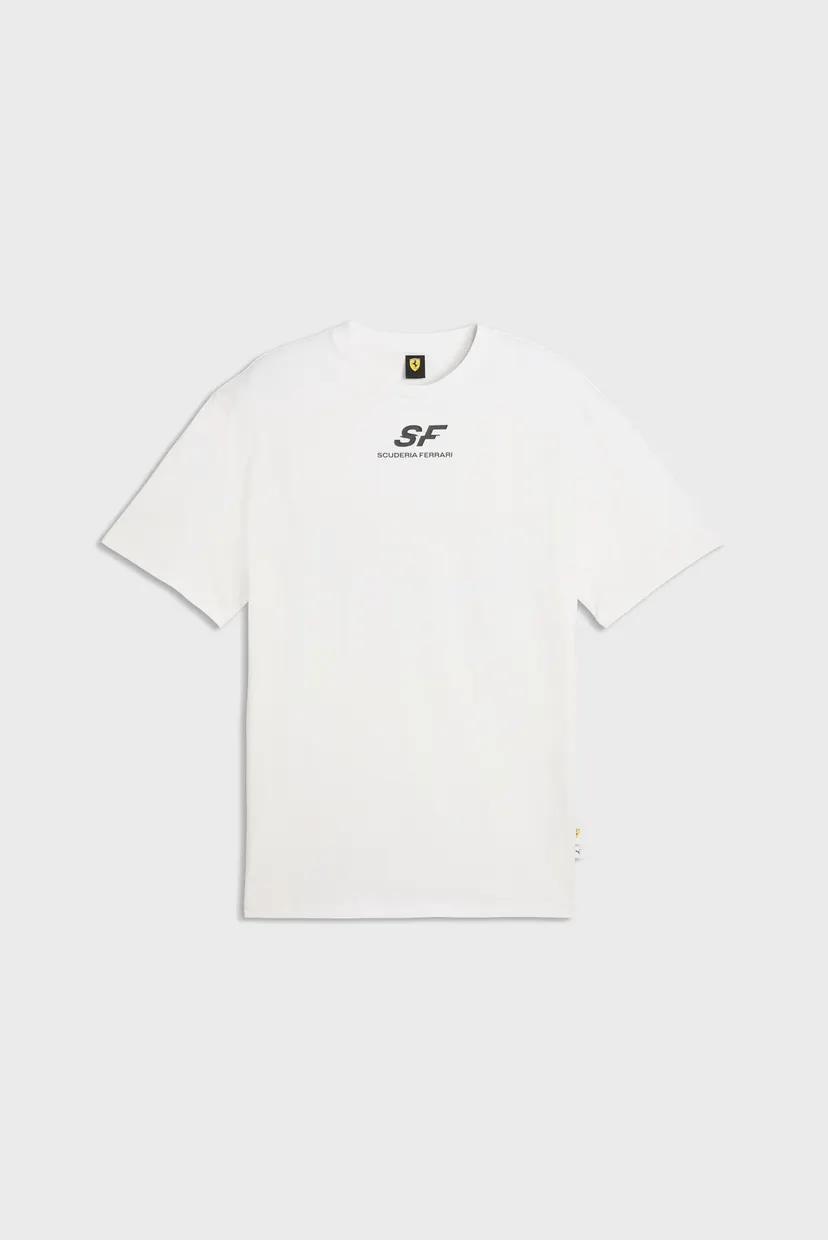 Мужская белая футболка Scuderia Ferrari Car Graphic Tee II Men 4