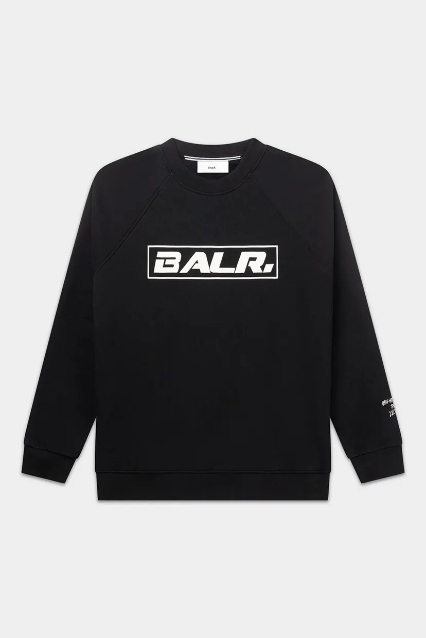 Чоловічий чорний світшот The Club Box Fit Crewneck 7