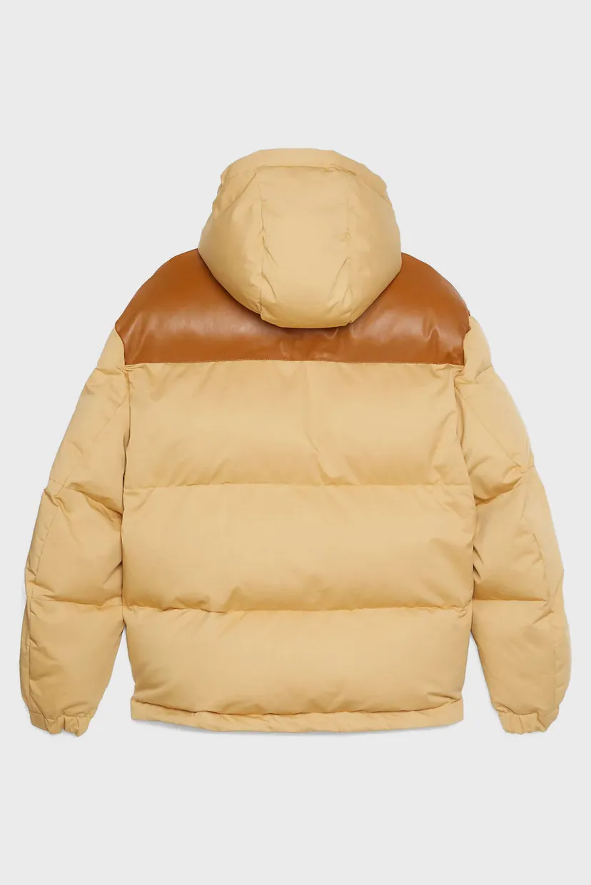 Чоловіча бежева куртка THC DG CHINO NEW YORK PUFFER 8