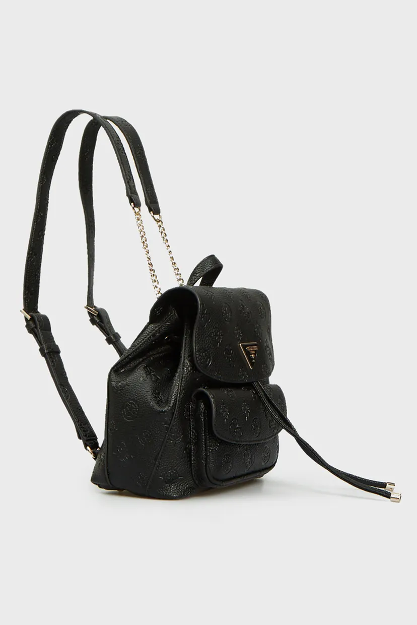 Женский черный рюкзак CRESIDIA SMALL FLAP 3