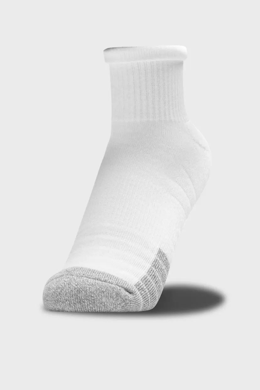 Білі шкарпетки (3 пари) UA Heatgear Quarter 7
