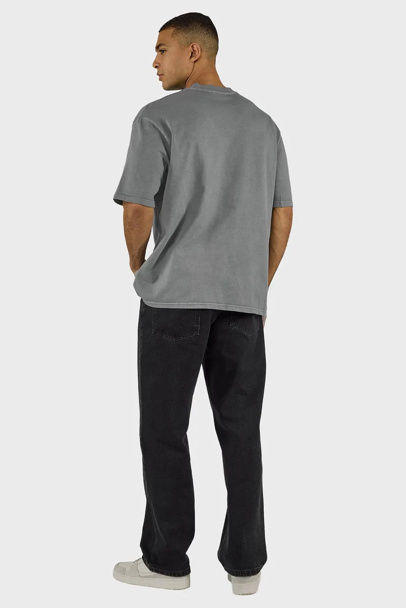 Мужская серая футболка Trebic Oversized Tee 3