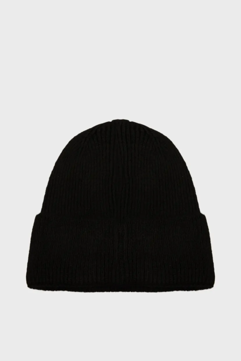 Чоловіча чорна шапка SEASONAL PATCH BEANIE 3