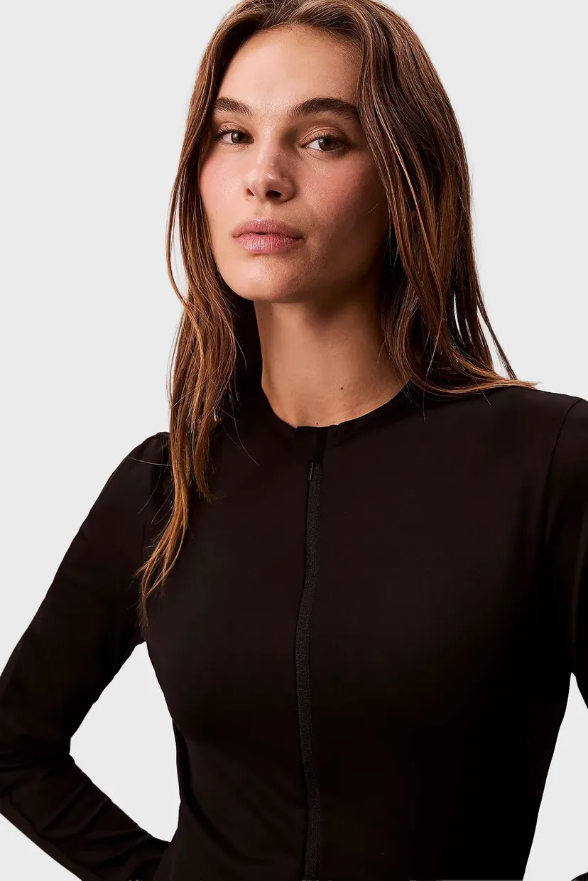 Жіноча чорна спортивна кофта INVISIBLES MIDLAYER 4