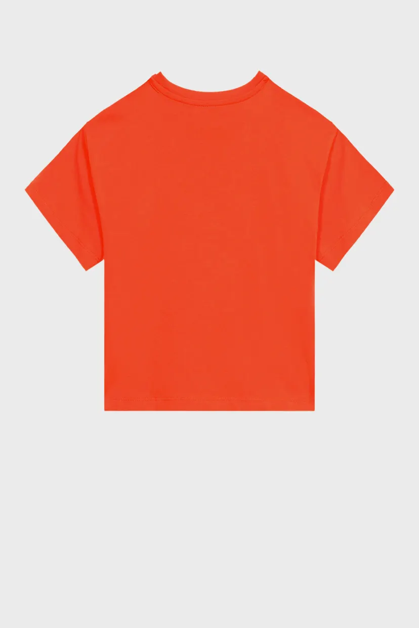 Дитяча червона футболка LOGO BOXY 8