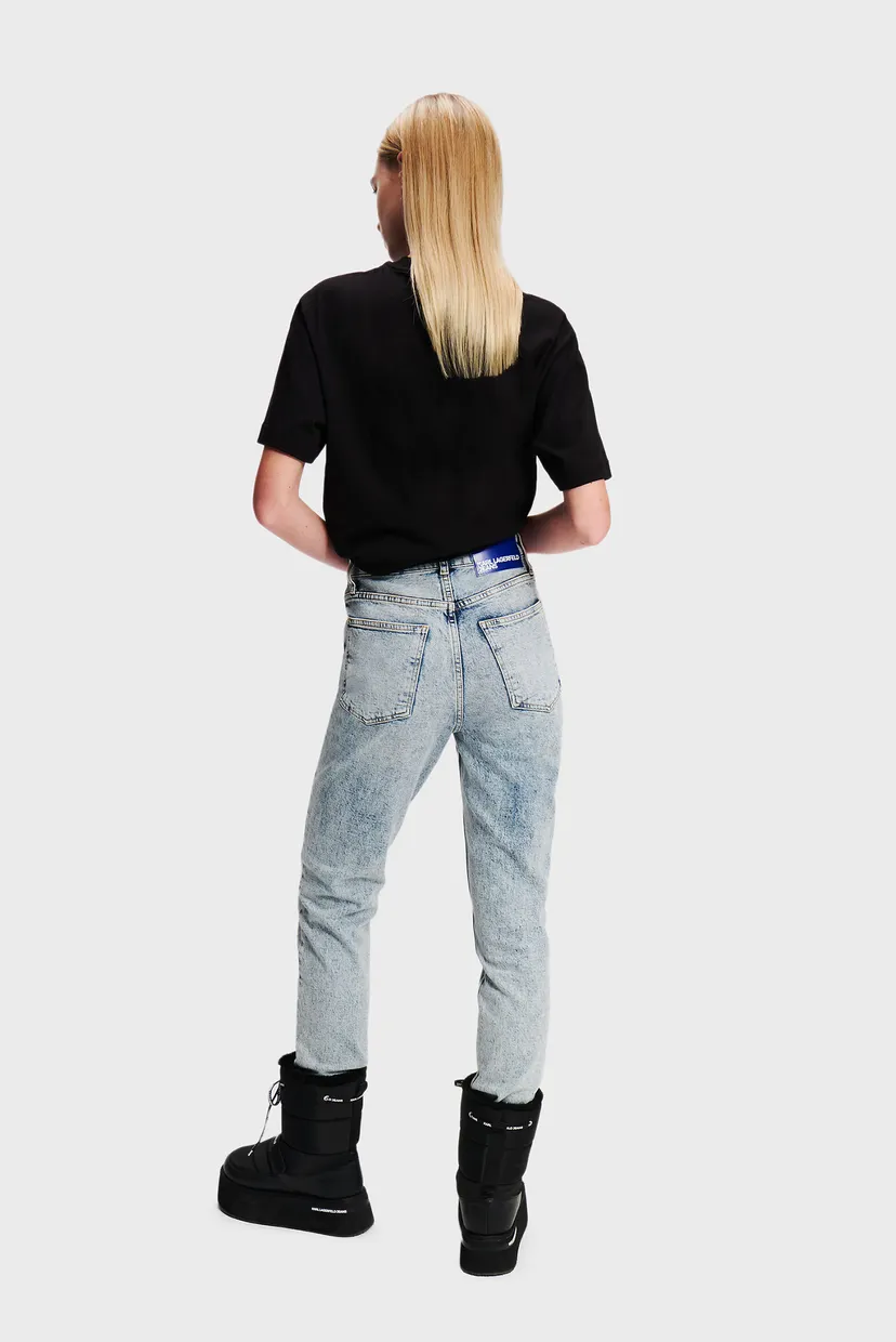 Жіночі блакитні джинси klj hr tapered denim 3