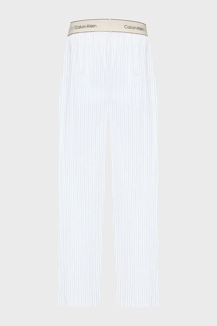 Чоловічі білі брюки у смужку SLEEP PANT 9
