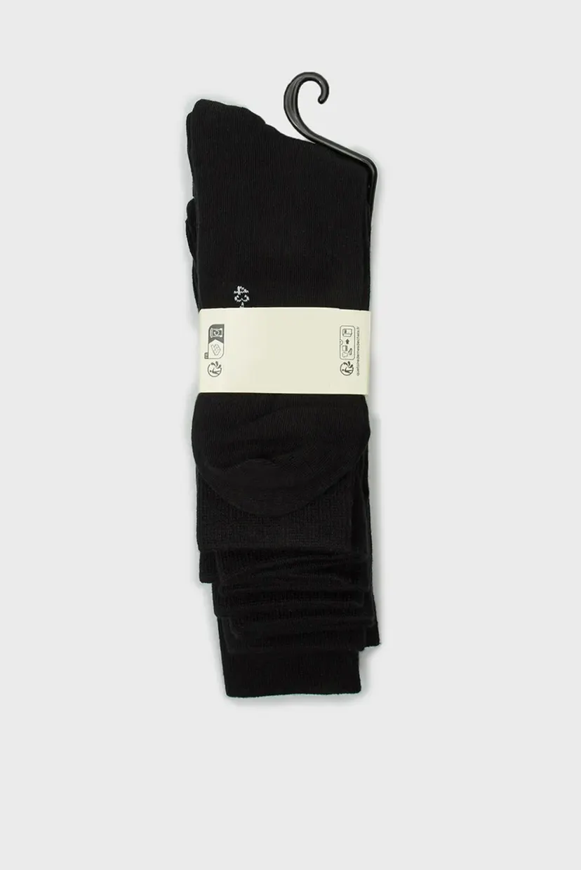 Мужские черные носки (6 пар) SOFT COTTON 3