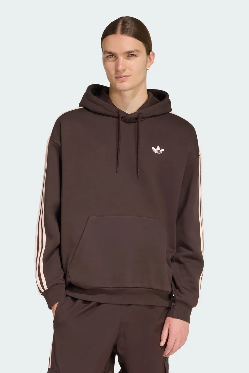 Чоловіче коричневе худі 3S HOODY adidas KE0880 — MD-Fashion
