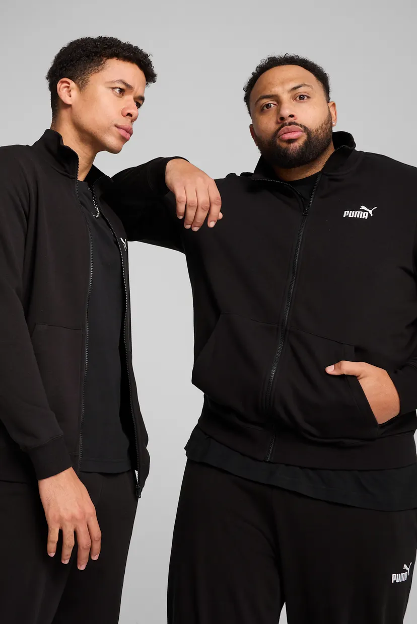 Мужская черная спортивная кофта Essentials No. 1 Logo Track Jacket