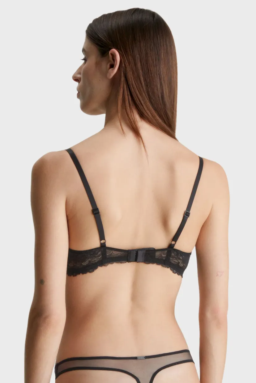 Женский черный бюстгальтер UNLINED BALCONETTE 3