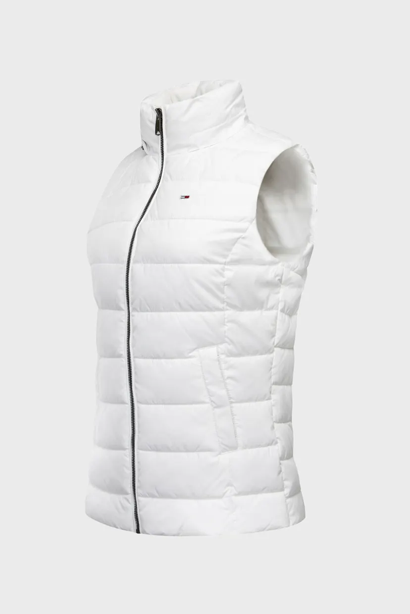Жіночий білий жилет TJW BASIC HOODED VEST 5
