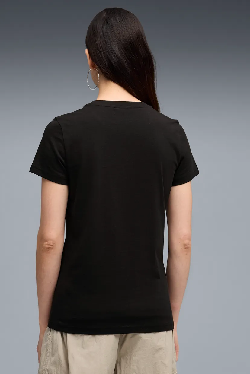 Женская черная футболка Essentials Elevated Tee Women 3