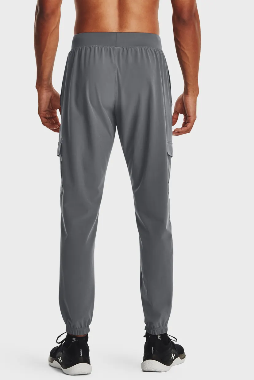 Мужские темно-серые спортивные брюки UA Stretch Woven Cargo Pants 3