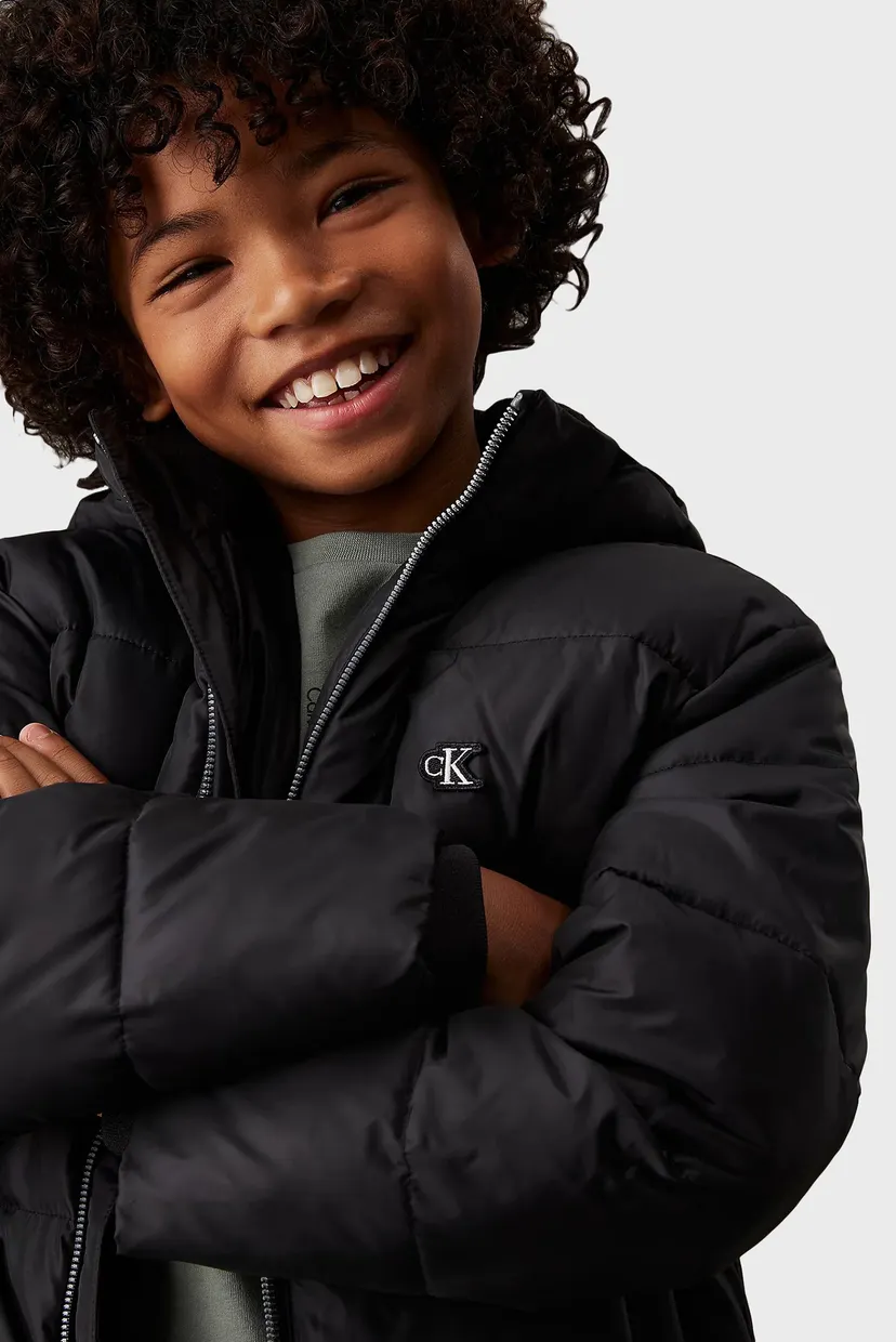 Дитяча чорна куртка ESSENTIAL PARKA PUFFER 4