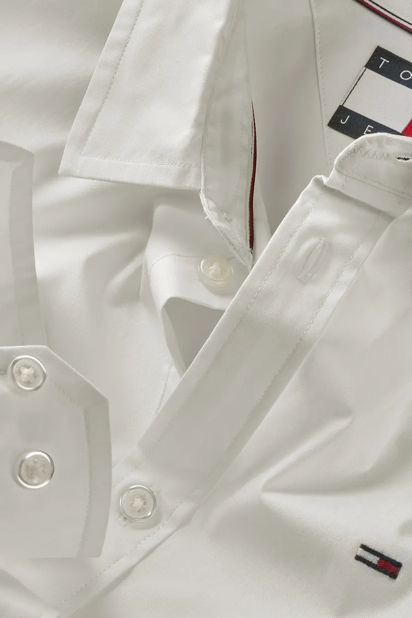 Чоловіча біла сорочка TJM ORIGINAL STRETCH SHIRT 5