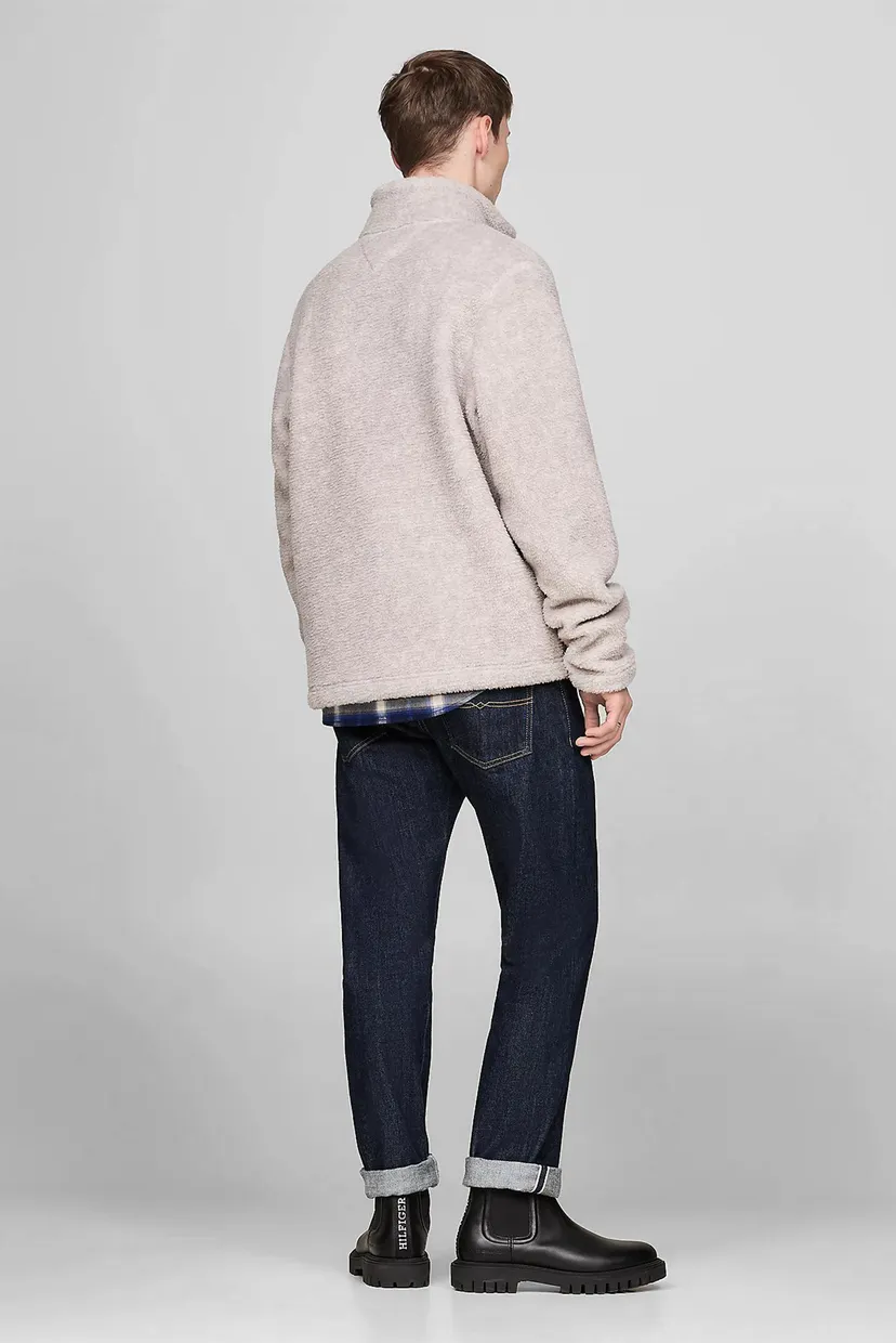 Мужская светло-серая спортивная кофта MONOTYPE TEXTURED FLEECE ZT 3