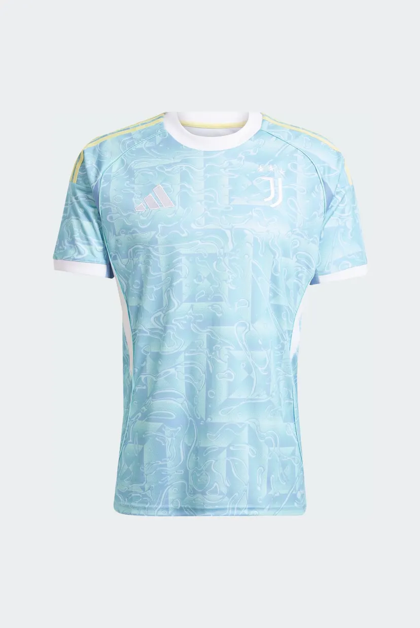 Мужская голубая футболка с узором Juventus 25/26 Away 6