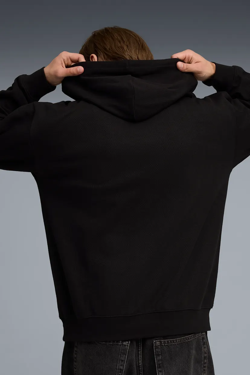 Чоловіче чорне худі Essentials Elevated Relaxed Hoodie Men 3
