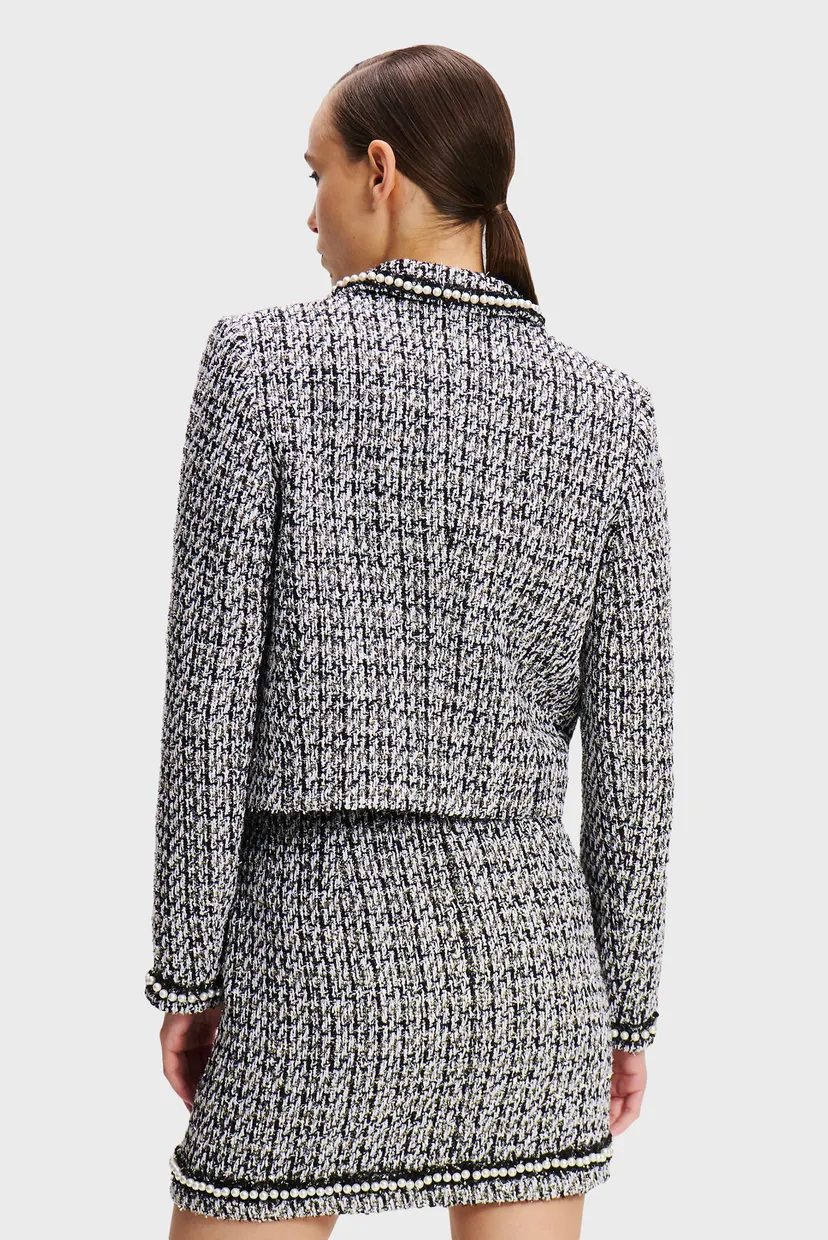 Жіночий твідовий жакет EMBELLISHED BOUCLE JACKET 3
