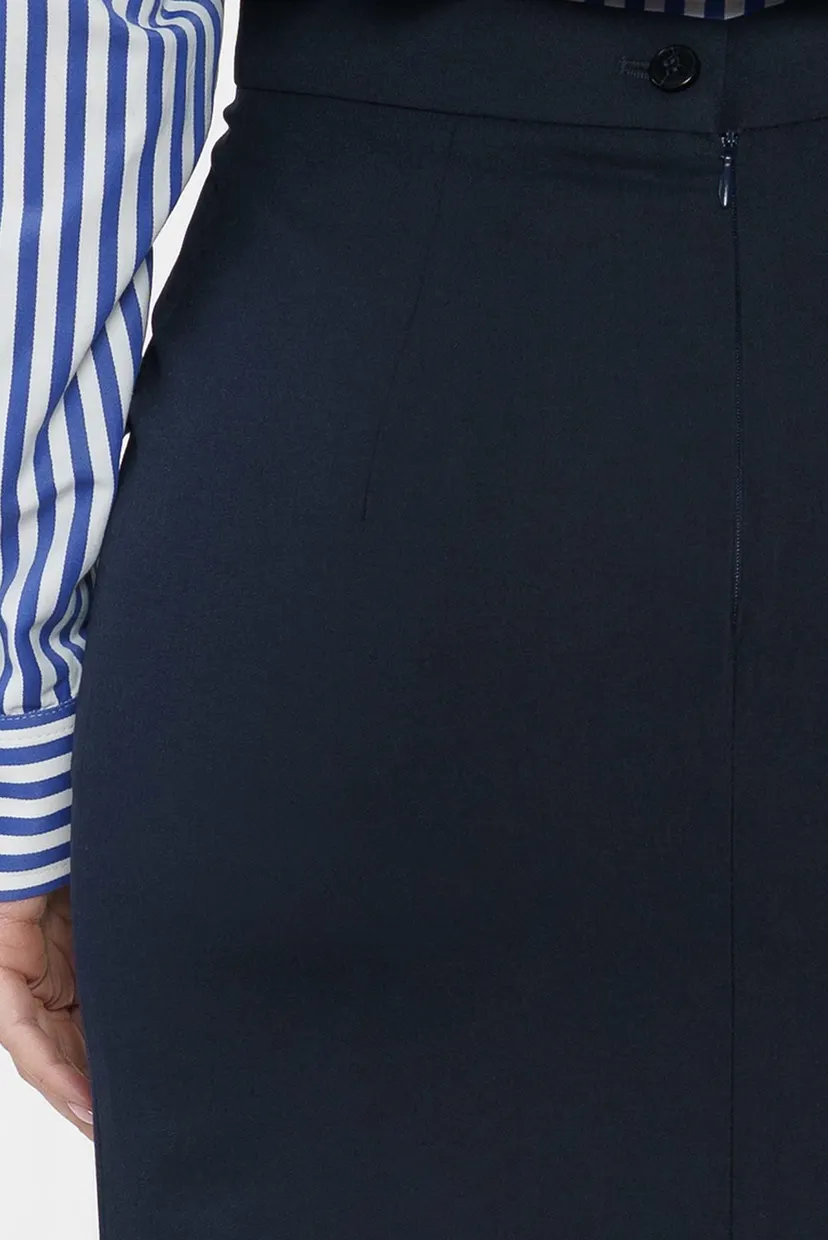 Жіноча темно-синя спідниця 6