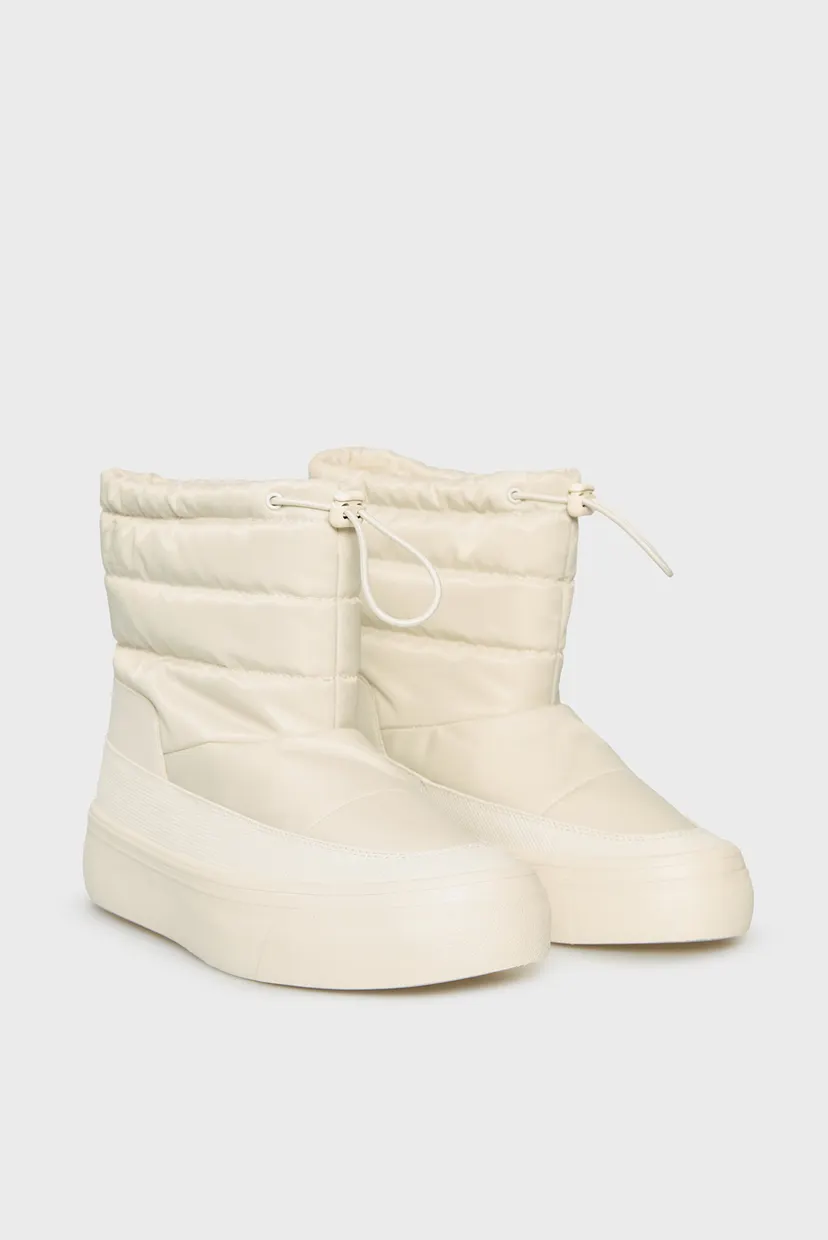 Женские белые дутики VULC FLATF 3