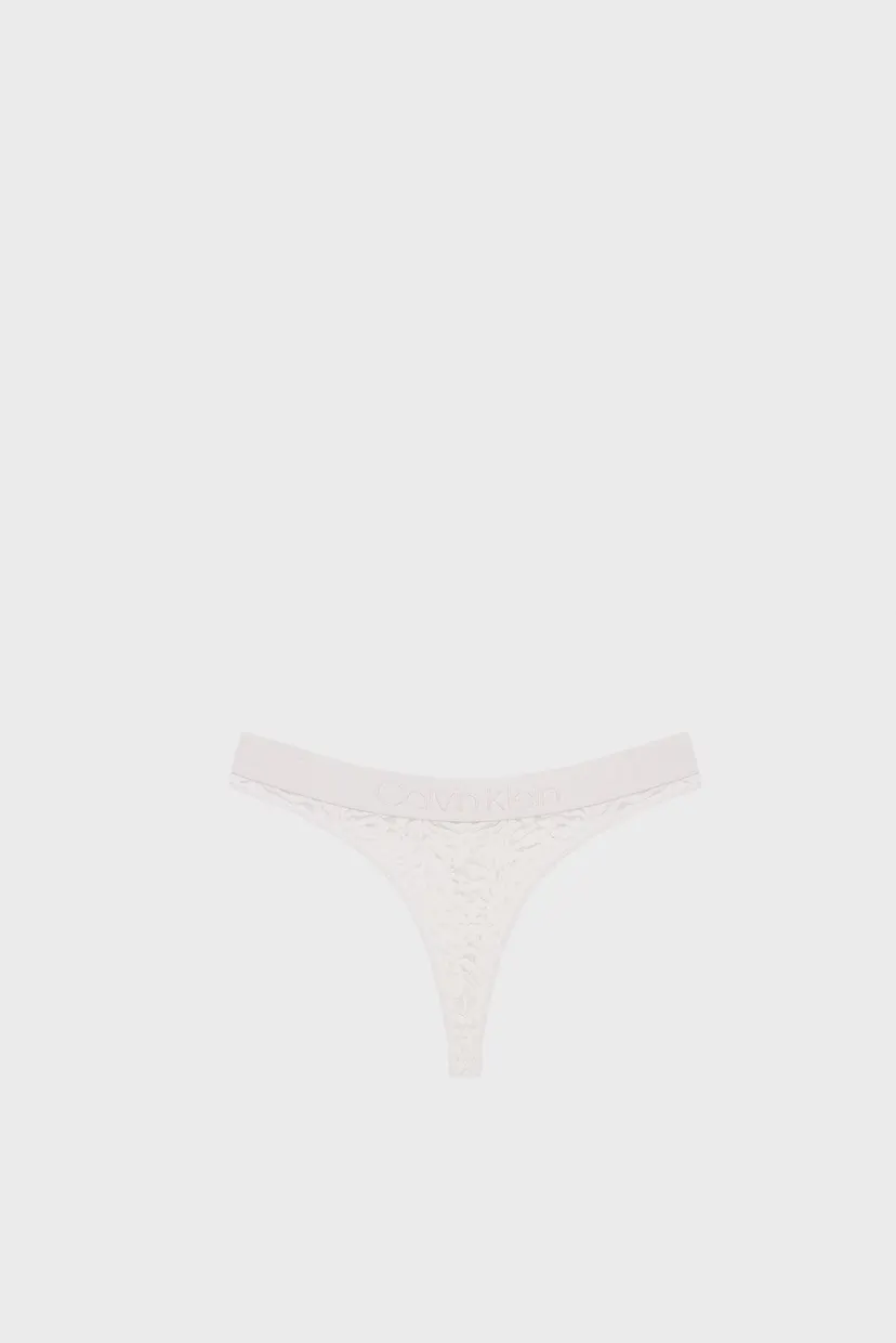 Женские розовые трусики THONG 5