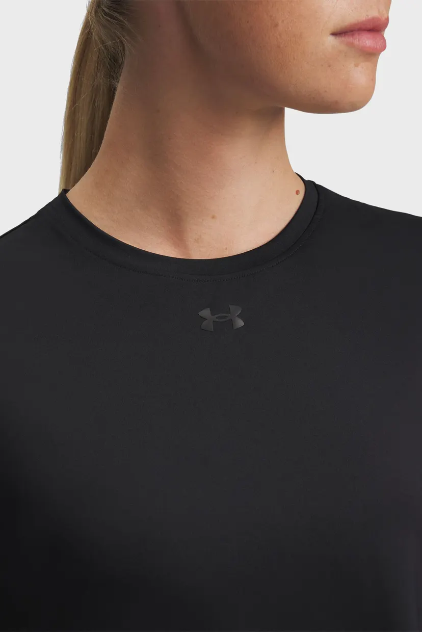 Жіноча чорна футболка UA Launch Elite Shortsleeve 3