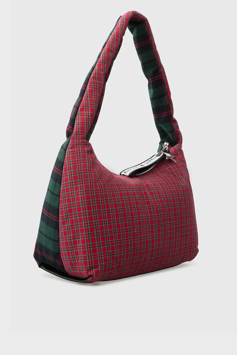 Женская сумка в клетку TOMMY GIRL HOBO 3