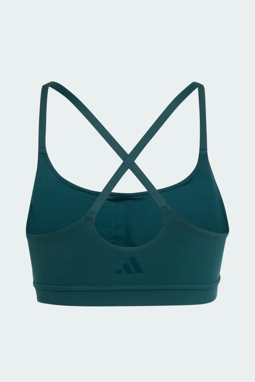 Женский зеленый топ adidas All Me Light Support 7