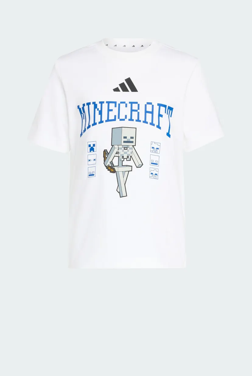 Детская белая футболка ADIDAS MINECRAFT 8