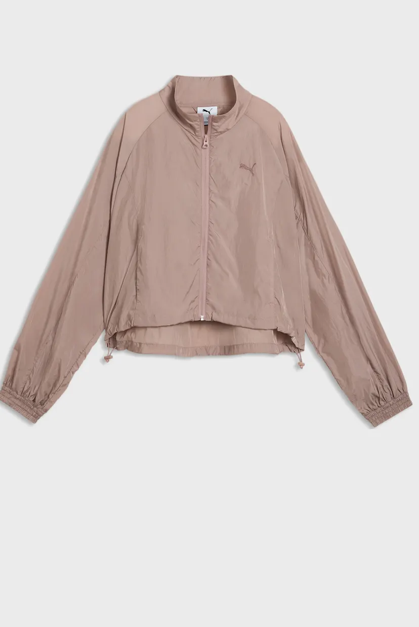 Женская пудровая куртка HER Relaxed Woven Full-Zip Jacket Women 4