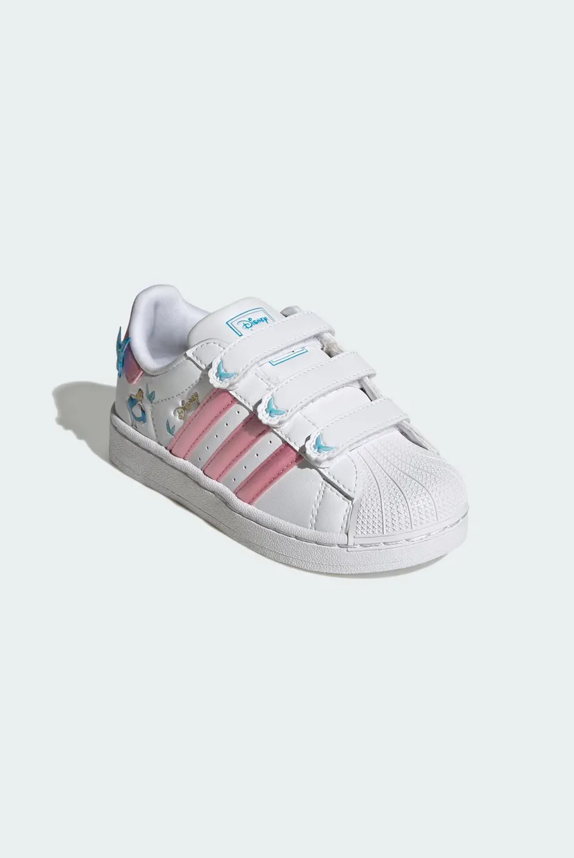 Детские белые сникерсы Adidas Disney Superstar II 4