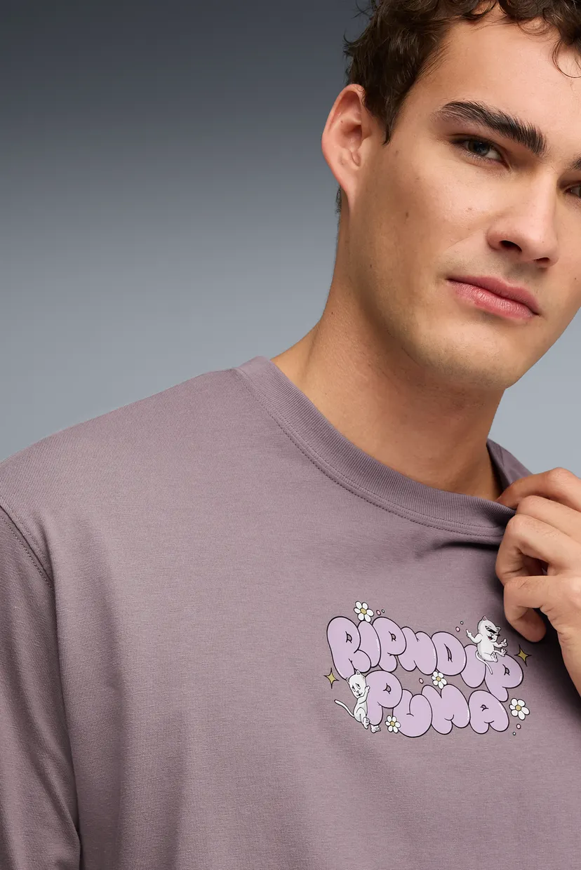 Чоловіча фіолетова футболка PUMA x RIPNDIP Boxy Tee Men 4