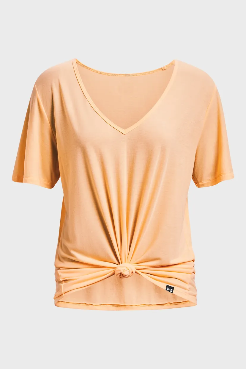 Женская персиковая футболка Pjt Rck Completer Deep V T 5