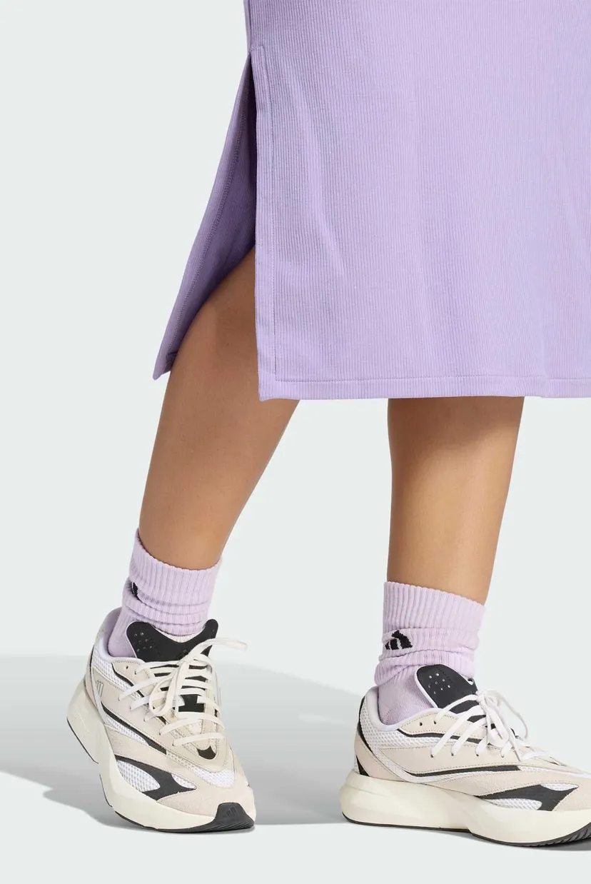 Женское сиреневое платье ADIDAS KIT SMALL LOGO RIB 5