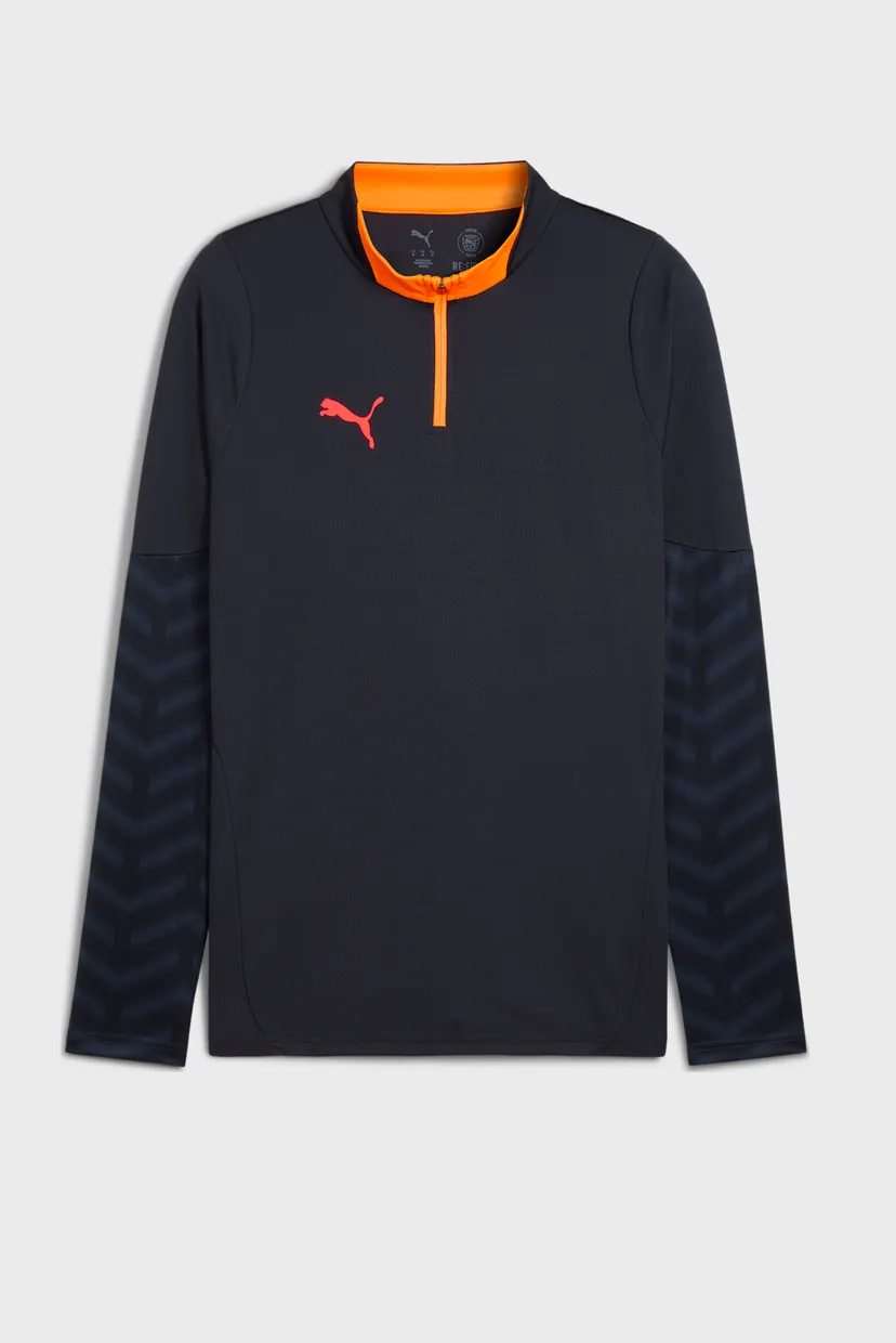 Чоловічий темно-синій лонгслів individualCUP Football Quarter-Zip Top Men 6