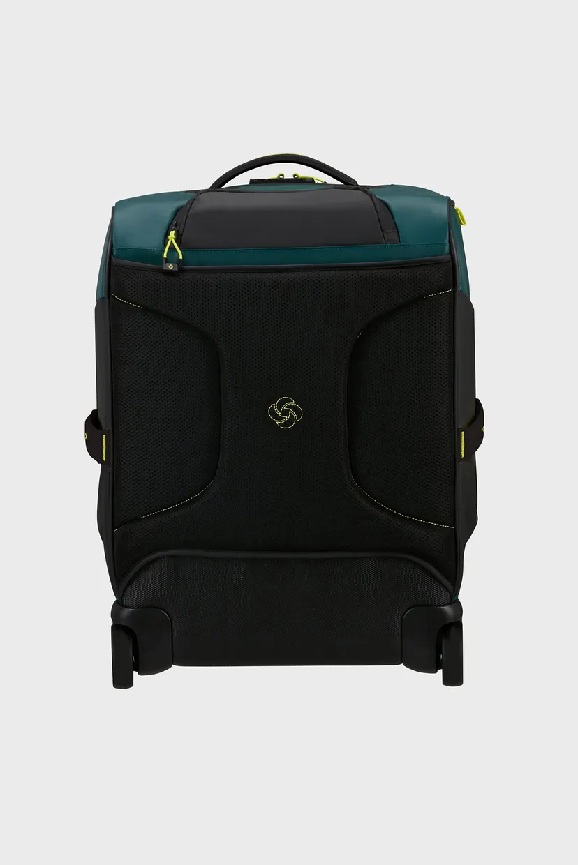 Темно-зелена валіза 55 см ECODIVER DARK TEAL/LIME 4