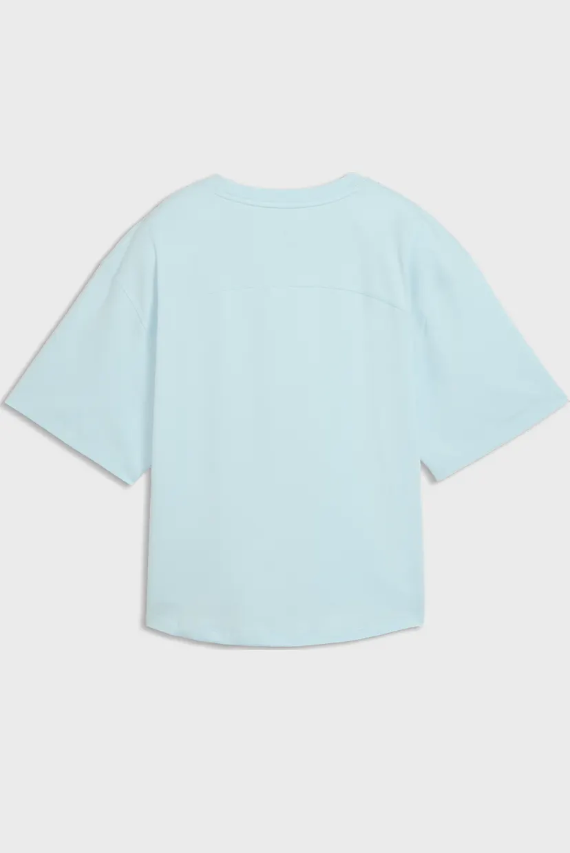 Жіноча блакитна футболка CLOUDSPUN Relaxed Tee Women 5