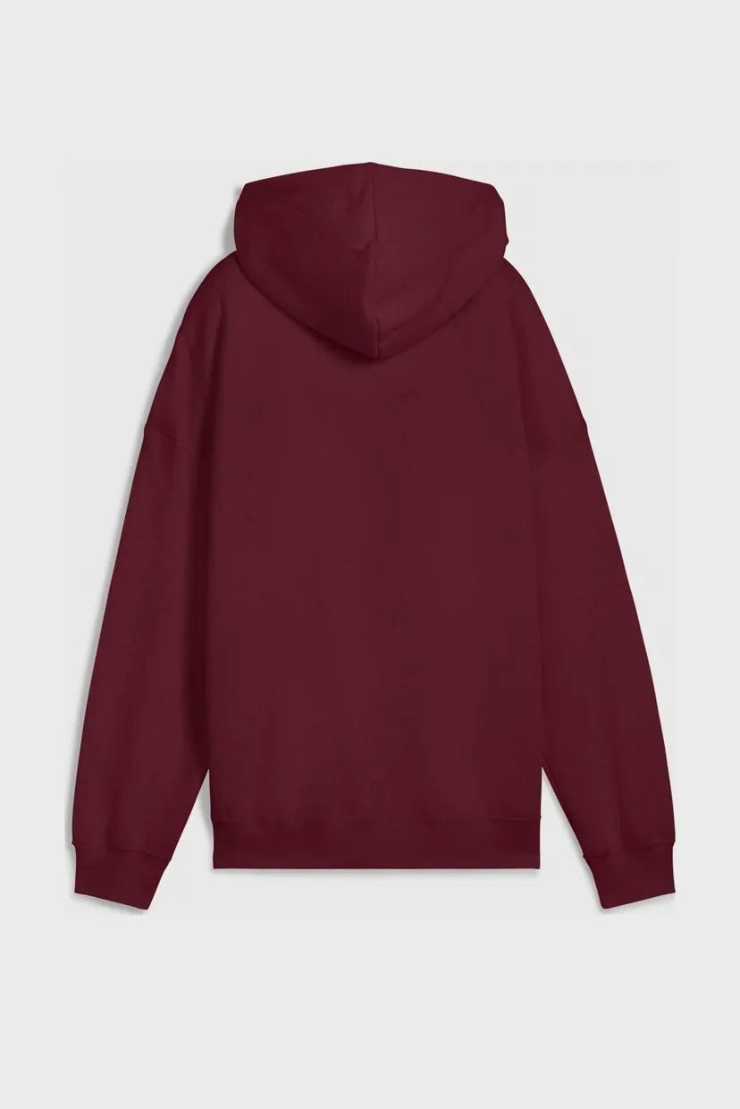 Женское бордовое худи Essentials Oversized Hoodie Women 5