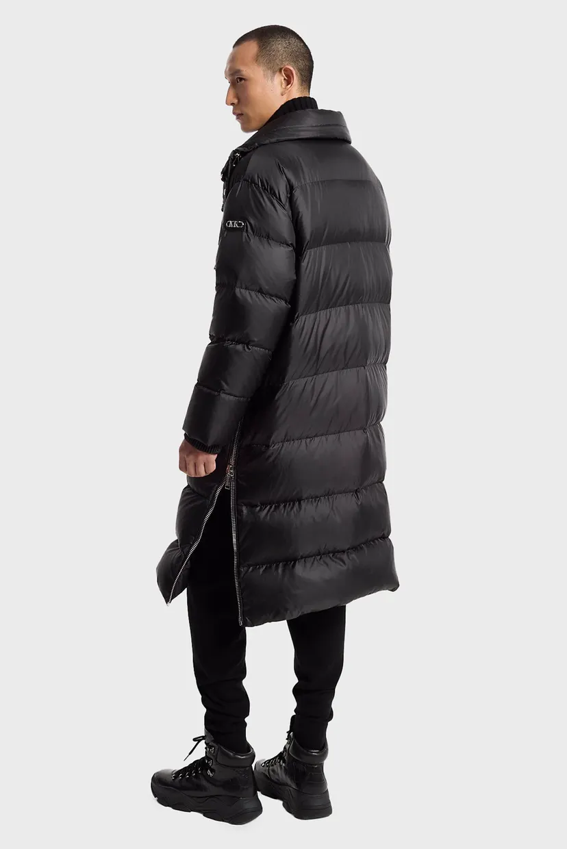 Чорний пуховик  UNISEX CHUNKY ZIP PUFFER (унісекс) 4