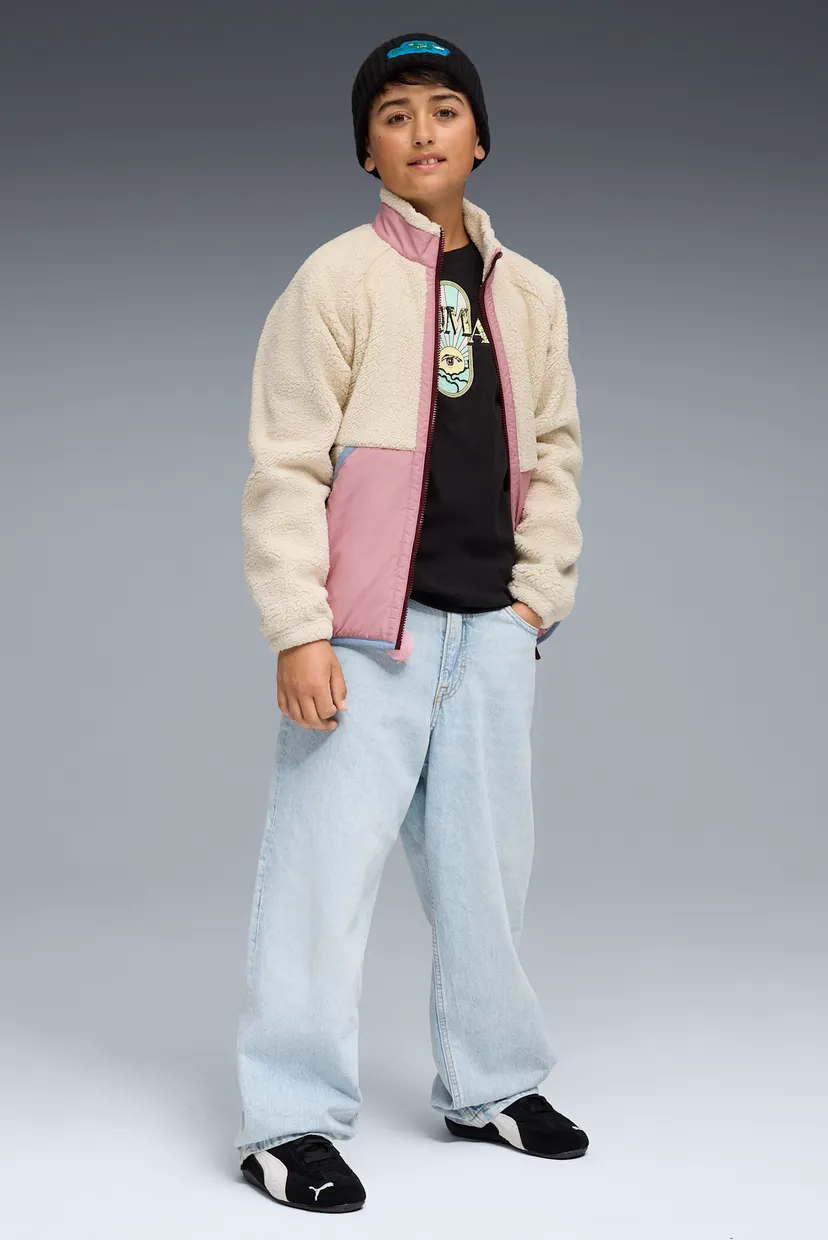Дитяча біла куртка  Hybrid Sherpa Jacket Youth 4