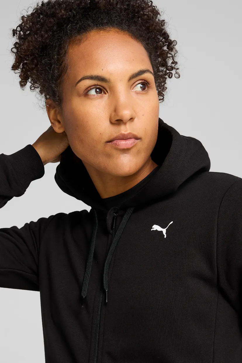 Жіноче чорне худі TAD ESSENTIALS Women 4