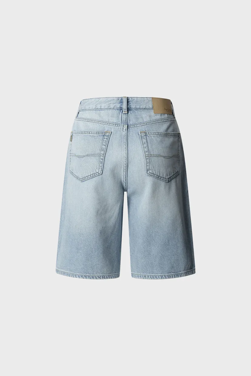 Жіночі блакитні джинсові шорти RELAXED BERMUDA UHW LEXA 7