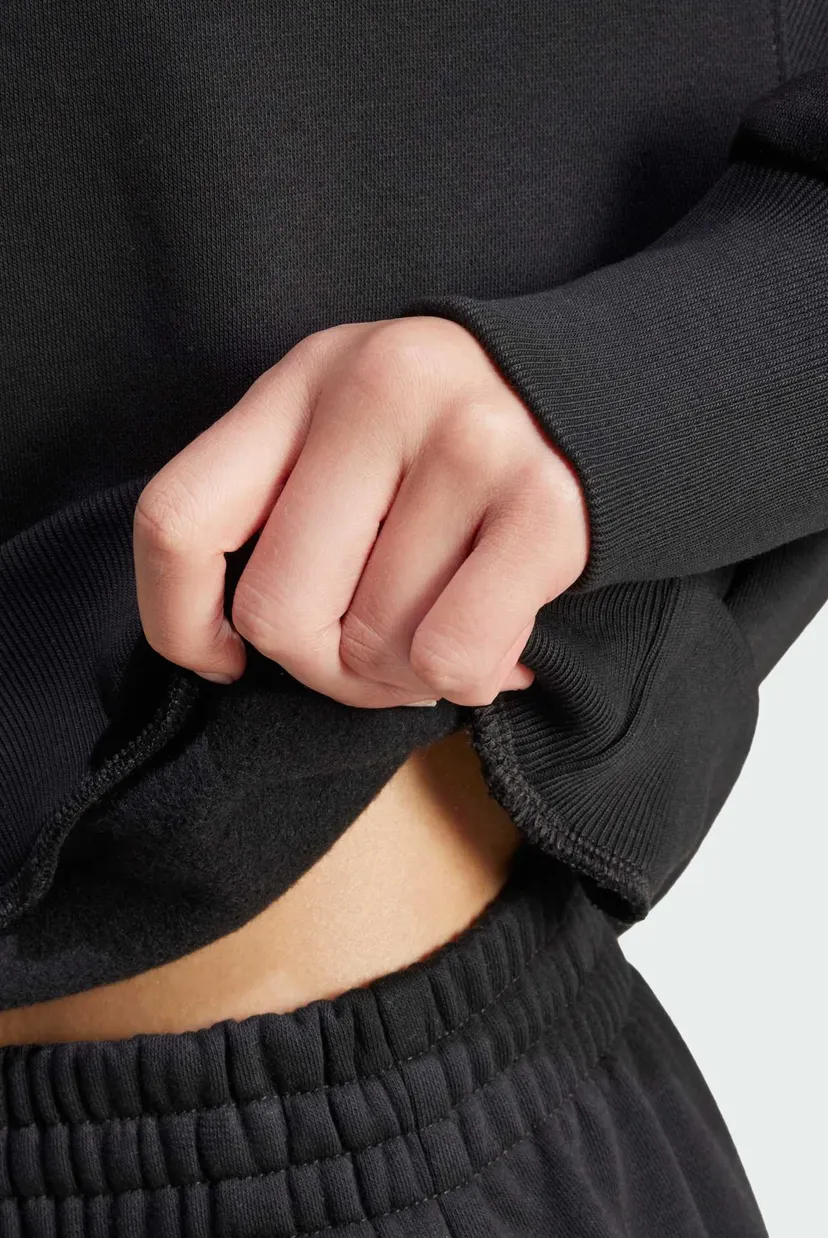 Женский черный свитшот ALL SZN Fleece Loose 5