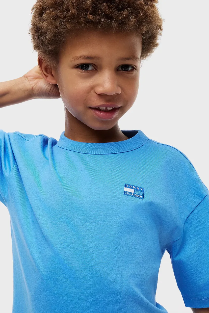 Детская голубая футболка ONAL FLAG GRAPHIC T-SHIRT SS 4