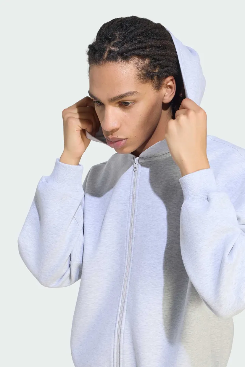 Мужское серое худи SOFT LUX FULL-ZIP 4