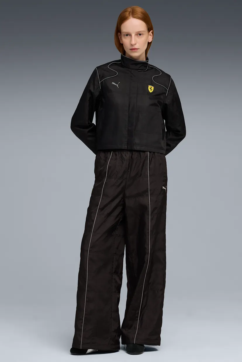 Жіноча чорна вітровка Scuderia Ferrari HP Premium Jacket Women 4