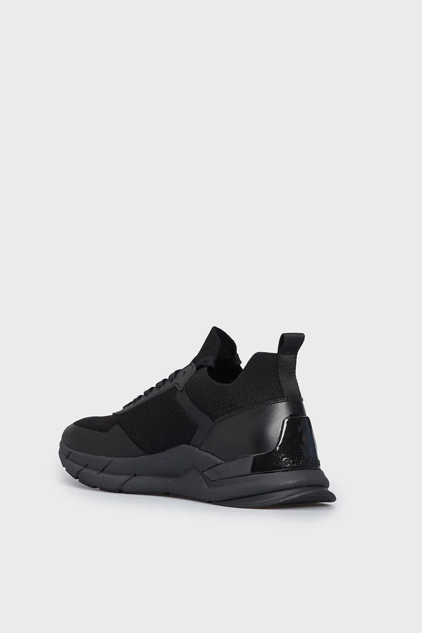 Мужские черные кроссовки LOW TOP LACE UP KNIT 5