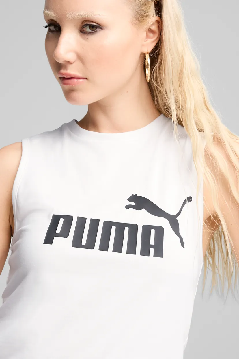 Жіноча біла майка ESS No. 1 Logo Slim Tank Women 4